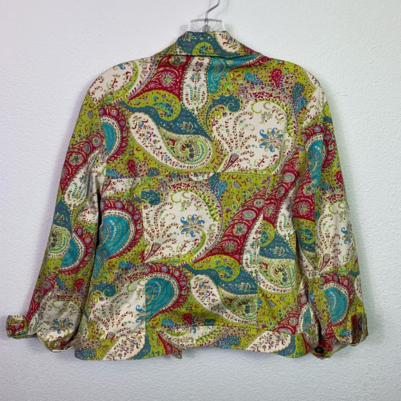 Focus 2000 paisley multicolored jacket. - Picture 2 of 3